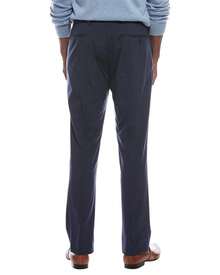 Brothers Wool-Blend Classic Trouser - Màu xanh lam - Xem 3