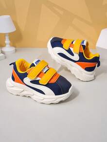 Kids' Chunky Sneakers, Toddler Boys Girls Breathable Running Shoes, Casual Sports Shoes, Infant Baby Mesh Shoes, Spring Autumn New Arrivals - Blue - View 2