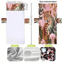 1pc Flamingo Animal Pattern Beach Chair Cover Towel Set - Modern Style Polyester Fabric Pool Lounge Chair Cover With Convenient Pocket - Lightweight Quick-Dry Towel Essential For Swimming, Camping, Picnicking