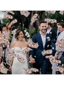 300pcs Props, 50 Dollars For Movie Video Shooting, Board Games, Magic, Birthday Wedding Party Decoration Atmosphere, Party Game Event Props, Ideal Gift For Festivals