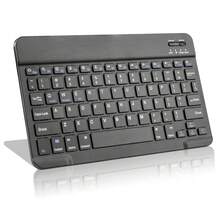 1pc Mini Ultra-Thin Bluetooth Keyboard, Convenient Silent 10-Inch Wireless Keyboard With Rechargeable Battery, Compatible With Android, Windows, Suitable For IPad, Tablet, Phone, Christmas/Halloween Gift