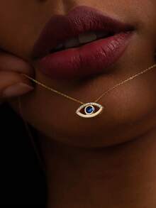 1pc Fashion Design Devil's Eye Cubic Zirconia Crystal Women Bracelet