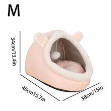 1pc Comfortable & Cute Cat/Small Dog Bed, Suitable For All Seasons - Multicolor - View 15