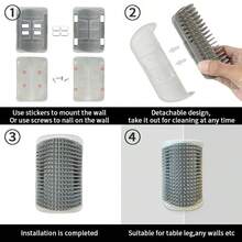 1pc Cat Scratch Board, Cat Scratch Column, Silicone, Cat Cage Wall Mounted Board, Wear-Resistant, Scratch Resistant, No Shedding, Itching, Scratch Resistant Silicone Column