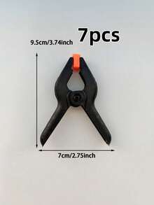 3Inches Large Heavy Duty Clamps, Woodworking Tools, Handheld Clips For Home Use, Spring Clamp, Powerful Clip For Fixing, Tools For Men - Black - View 16