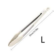 1PC 7/9/12 Inch Silicone Food Clip, A Variety Of Colors And Sizes Are Available, Anti-High Temperature Scalding, Stainless Steel Kitchen Grill Steak Clip, High Temperature Oven Food Clip, Grill Clip, Suitable For Kitchen, Restaurant, Barbecue, Cooking, Back To School Season