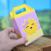 60 PINK SUN RAY BOXES For Girls - Party Favors Kit - Party Decoration - PICK UP AND ASSEMBLE - PE - Nhiều màu - Xem 9