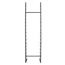 17-Tier Wall Mounted Blueprint Storage Rack For Organizing Drawings And Posters, Durable Iron Construction With Tilted Rods For Easy Access And Modern Aesthetic - Black - View 7