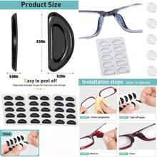 10pcs Non-Slip Silicone Nose Pads, Adhesive, Suitable For Various Types Of Glasses,Belt,Glasses, Back To School Supplies