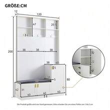 Cabinets - Tablero de partículas blanco + 1 - Ver 2