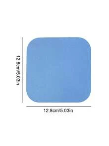 1 件蓝色方形橡胶抓握垫 - 防滑罐子和开罐器，用于紧固盖子，额外抓握顽固瓶盖，可重复使用厨房工具（单包装，耐用且易于清洁）