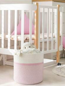 Giỏ đựng đồ lồng vào nhau bằng dây đan lớn, có tay cầm - Giỏ đựng đồ giặt, Giá treo thảm tập yoga, Giỏ đựng chăn, Dùng cho phòng giặt, phòng học, phòng ngủ, phòng khách, phòng chơi game - Nhiều màu - Xem 6