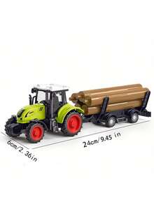 Kid-Friendly Inertia Tractor & Excavator Set - Educational Pull-Back Farm Vehicles,Great Gift For Aspiring Engineers,Kids Engineer,Tractor Book,Tractor>Kids Tractors,Tractor Bedroom,Toys Games,Kids Educational Toys,Tractor,Farm Toys,Tractor Toy,Tractor,Kids Toys,Tractor Toy,Thomas The Tank Engine,Bus,Big Tractor,Back To School - Multicolor - View 3