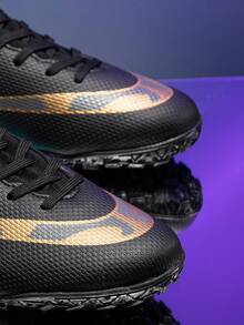 男士足球鞋，高帮室内/室外运动鞋，轻便训练足球鞋，FG/AG