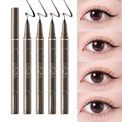 Bút kẻ mắt dạng lỏng siêu mịn, chống nước, chống mồ hôi, không lem, thích hợp cho người mới bắt đầu, 1 cây