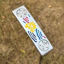 1pc Sunshine Beach Wave Golf Putter Golf Club 32 33 34 35 Inches, Head Cover, Limited Quantity, Golf Club - Improves Ball Speed And Accuracy