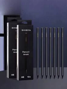 Black Wooden Pencils, Student-Use Lead Free HB Pencils, Exam-Suitable Pencils, Writing Pencils For Home, School, Back To School Season, Birthday Gift, Back To School Reward