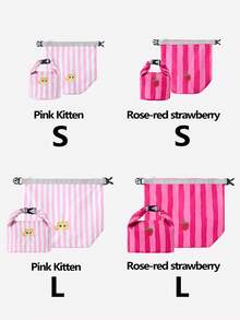 1pc Insulated Lunch Bag Box, Large Capacity Lunch Box Bag, Attractive Lunch Box Storage Bag, Handheld Lunch Bag, Thermal Lunch Bag - Multicolor - View 10