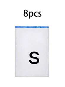 1/20 قطعة أكياس ضغط وختم فراغي، أكياس تخزين فراغية، أكياس سحاب فراغية، أكياس أمتعة موفرة للمساحة، أكياس ضغط للسفر، منظمات ملابس قابلة للطي، أكياس تخزين الملابس والبياضات والملابس الشتوية - توفير مساحة بنسبة 75%، مقاوم للرطوبة ومقاوم للحشرات