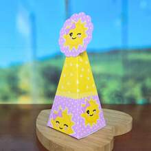 60 PINK SUN RAY BOXES For Girls - Party Favors Kit - Party Decoration - PICK UP AND ASSEMBLE - PE - Nhiều màu - Xem 8