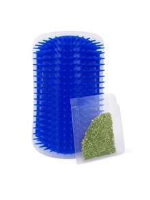 Escova de Parede Massageador com Catnip para Gatos - Multicolorido - Visão 1