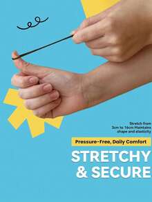 500/1500/3000 chiếc Dây buộc tóc co giãn màu đen trong suốt, dây chun mềm mại dùng cho tóc đuôi ngựa, dây buộc tóc mini bằng nhựa cho bé gái - Nhiều màu - Xem 5