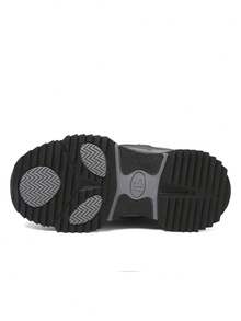 1 Pair Snow Boots, Thermal Lined, Thick Shoes For Boy & Girl, Suitable For Autumn/Winter Outdoor Travel, Warm Teenage Hiking Trekking Shoes, Anti-Slip, Water-Resistant, Black Plaid