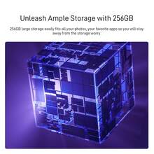 ZTE 中兴，智能手机，Blade A75 冰蓝色玄武岩黑色，已解锁，Android 13，（4GB RAM+10GB Fusion）+256GB ROM，5000mAh 电池，22.5W 充电，双 SIM 卡 4G，4G LTE，全球版本 - Ice Blue - 查看 9