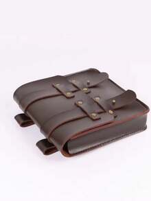 Bộ phụ kiện trang phục thời Trung cổ 2 món, gồm thắt lưng Viking cổ điển, túi đeo hông có nắp gập đựng tiền xu và điện thoại, thích hợp cho tiệc hóa trang Halloween, hội chợ thời Phục Hưng và đạo cụ sân khấu. - màu nâu - Xem 5