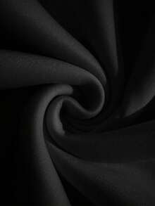 Women's Sparkling P Letter Hoodie - Glitter Gemstone Print, Casual Pullover Sweatshirt For Everyday Wear, Perfect For School, Travel & Relaxation - 黑色 - 查看 3