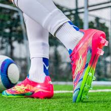 Top Quality FG Unisex High-End Non Slip Resistant Professional Soccer Cleats Outdoor Training Comfortable Ultralight Football Shoes