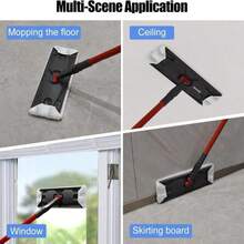 Mop Replacement Pads Compatible With O Cedar H2prO Flat Mop System,2 Pack Microfiber Mop Pad Refills For Ocedar H2prO Flat Mop,Washable And Reusable Mop Heads Replace For Hard Floor Deep Cleaning - 顏色A - 查看 6