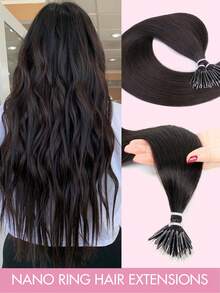 50 Peças Extensões de Cabelo Humano com Anéis Nano, 0,7g/Fio, Micro Links Loiros Retos Pré-Colados, Aplique de Cabelo Feminino, Material de Cabelo Natural, Fácil de Instalar, Acessórios de Cabelo, Extensões de Cabelo Humano com Luzes, Essenciais para Feriados, Festivais, Halloween, Natal, Escola, Festa, Casamento, Uso Diário, para Todas as Pessoas e Mulheres, Noiva