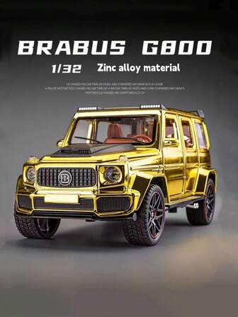 男孩和女孩的游戏 1 件汽车 1:32 模型，带多个门可进入，配有声音和灯光，可伸缩脚踏板，合金材料，适用于卧室、客厅、装饰摆件、节日和生日礼物、儿童游戏、圣诞节和万圣节礼物收集礼物