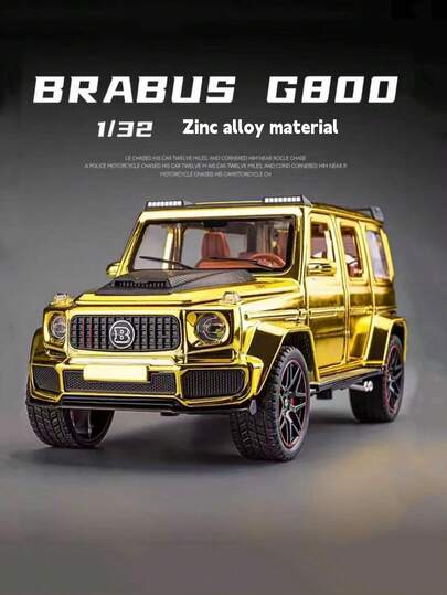 男孩和女孩的游戏 1 件汽车 1:32 模型，带多个门可进入，配有声音和灯光，可伸缩脚踏板，合金材料，适用于卧室、客厅、装饰摆件、节日和生日礼物、儿童游戏、圣诞节和万圣节礼物收集礼物