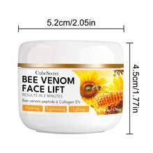CubeSecret Propolis & Collagen Moisturizing Cream, 50g/1.76oz - Containing Bee Peptide, Niacinamide And Shea Butter - Anti-Wrinkle, Firming, Deep Hydration, Brightening - Suitable For Dry/Mature Skin - All-Season Anti-Aging Facial Cream