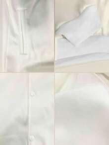 Customized Baseball Jacket, Unisex, Casual Baseball Jacket, Printed Letters & Numbers, Suitable For Winter Wear, Can Be Customized For Halloween And Christmas, Great Gift For Men Spring - Red - View 6