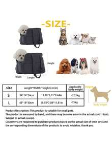 PETSIN Korean Fashion Breathable Pet Shoulder Carry Bag, Crossbody Dog Cat Carrier, Portable - Multicolor - View 3