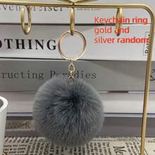 1 件男女通用毛绒球钥匙扣，卡通绒球吊坠装饰，适合送给朋友和家人仿兔毛球吊坠、钥匙扣、包袋配饰、绒球钥匙扣、蓬松仿兔毛绒球钥匙圈，适合女士吊坠配饰万圣节配饰教师节圣诞节礼物创意 - 彩色 - 查看 20