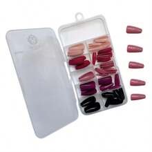 Cartela com 120 Unhas Postiças Variadas Versatilidade para Todos os Looks e Ocasiões  T-576-2