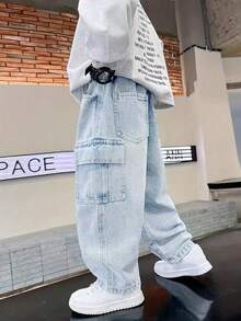 Boys' Straight Leg Casual Denim Jeans