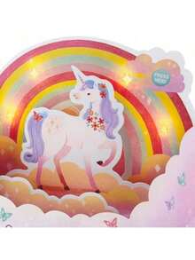 Paper Wonder Musical Birthday Pop Up Card Unicorns And Rainbows
