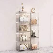 Multi-Functional Transparent Dust-Proof Storage Box, Luxury Perfume & Collectible Display Cabinet - Multicolor - View 6