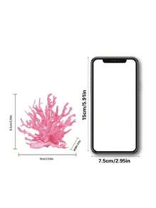 1件人造水族箱珊瑚装饰品，桌面摆件，水下主题中心装饰品，逼真的海洋植物模型，适合派对和客厅装饰 - 彩色 - 查看 11