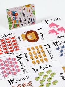 1-20 Arabic Numeral Flashcards, 10pcs/Set, Preschool Early Education Auxiliary Teaching Tool, Arabic Numeral Writing Flashcards, Arabic Numeral Recognition Cards, Suitable As Back To School Gift, Enlightenment Learning Gift, Back To School Season Gift - Digital Cards - View 5