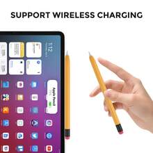 Classic Pencil Case Compatible With Apple Pencil Pro Case & Apple Pencil 2nd Generation Case, Compatible With Magnetic Charging And Double Tap, Silicone Sleeve Protective Cover Compatible With Apple Pencil
