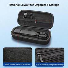 For Omso Pocket 3 PULUZ Mini Body Bag Portable EVA Storage Bag (Black) - Black - View 5