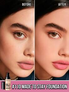 Misslyn Fondotinta idrorepellente, uniforma il tono della pelle, resistente all'acqua, a lunga durata, non sbavabile, con texture cremosa, alta copertura, nutriente, ideale per feste Y2K, spiaggia, viaggi, vacanze, campeggio, all'aperto, regalo per ragazze alla moda, nuovo anno, cosmetici, cosplay, festival, campus, scuola, San Valentino, vegano, cruelty-free