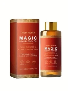 West Moon Magic Rose Hip Seed Body Oil - Moisturizing & Firming, Rich In Rose Hip Seed & Musk, Long-Lasting Fragrance, Low Allergenicity, 100ml/3.38 Fl Oz