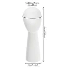 Hat And Wig Display Stand, Imitation Head Display Stand, Mannequin Head Stand White